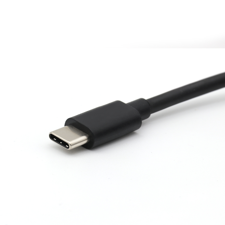 USB2.0 Micro USB panel mount type to type C cable