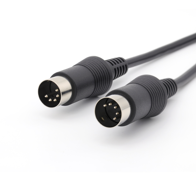 Customized 5pin Din Male To 5Pin Din Male cable