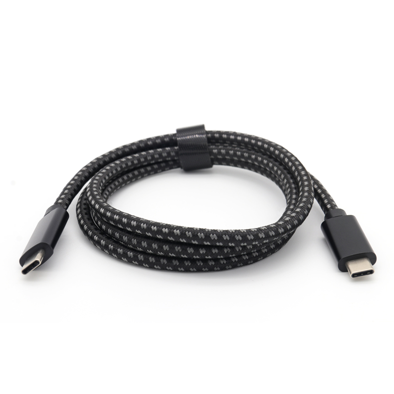 USB 4 Cable Supports 40 Gbps Data Transfer 100W Charging C to C Cable