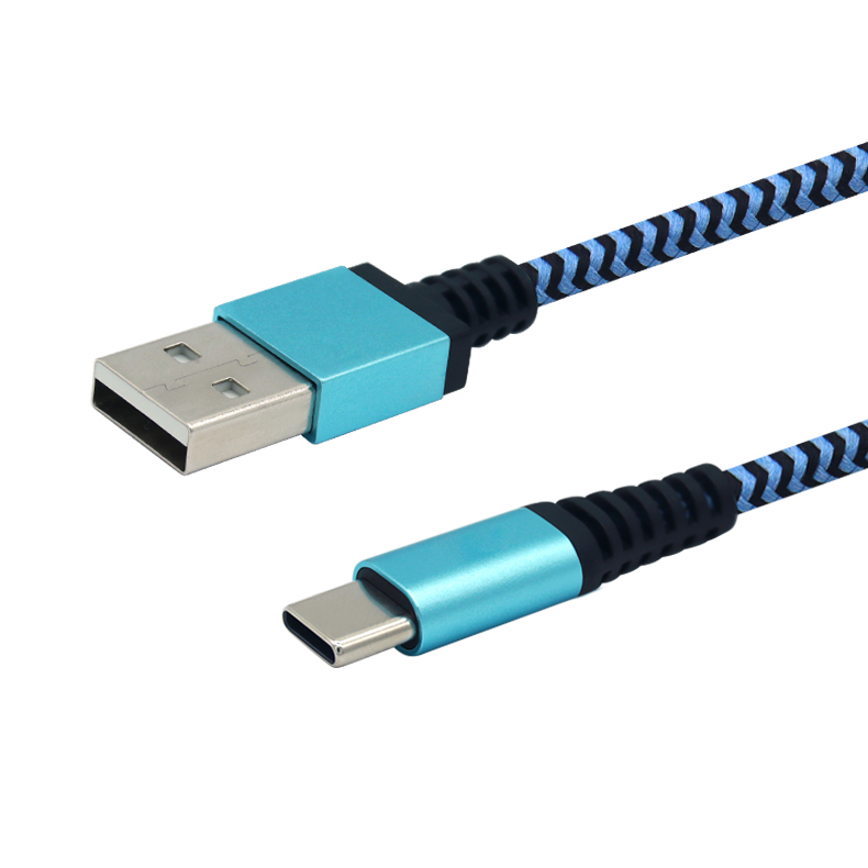 USB2.0 A to C with Nylon Braiding Cable