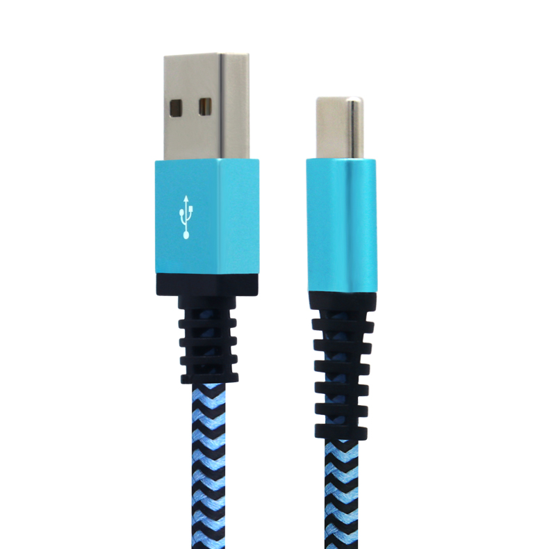 USB2.0 A to C with Nylon Braiding Cable