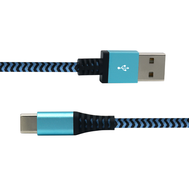 USB2.0 A to C with Nylon Braiding Cable