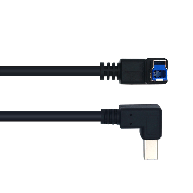 USB3.0 Right Angle BM to BM Cable