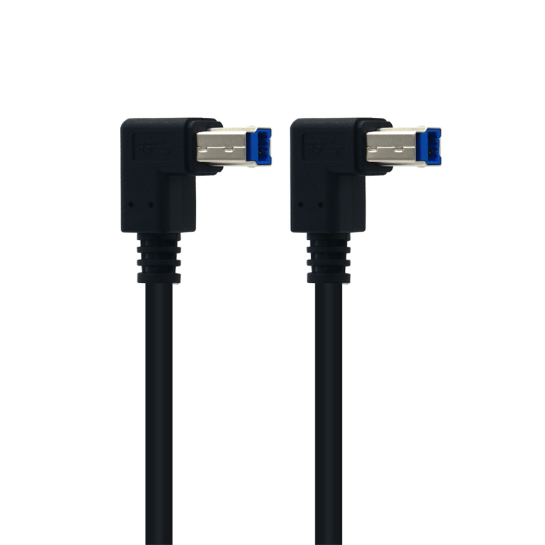 USB3.0 Right Angle BM to BM Cable