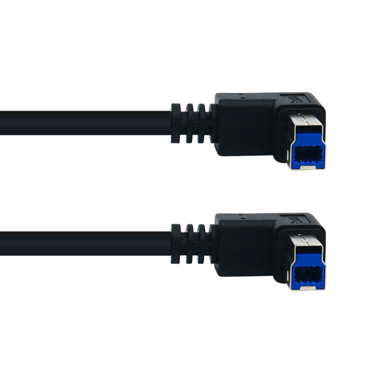 USB3.0 Right Angle BM to BM Cable