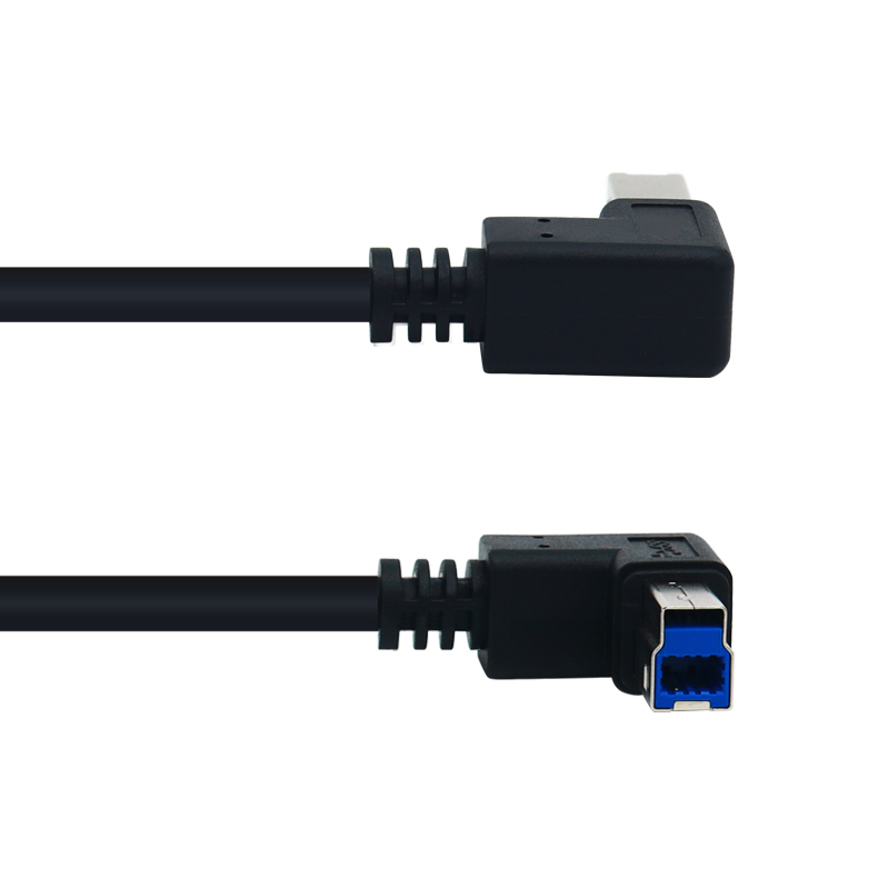 USB3.0 Right Angle BM to BM Cable