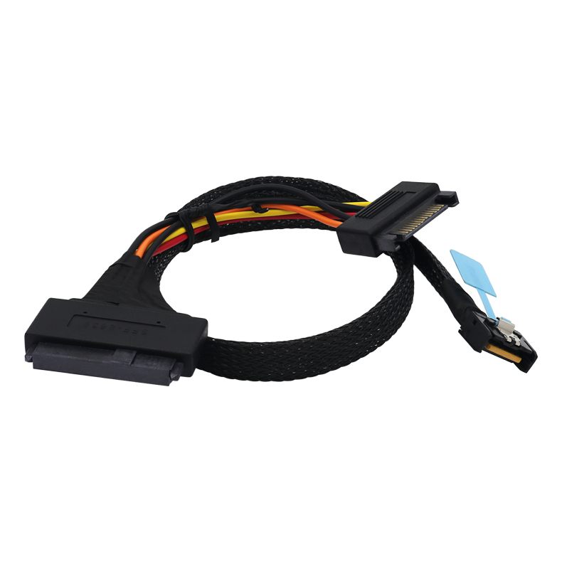 Mini Cool Edge IO MCIO 4X to U.2 SFF-8639 PCIe PCI-Express Cable