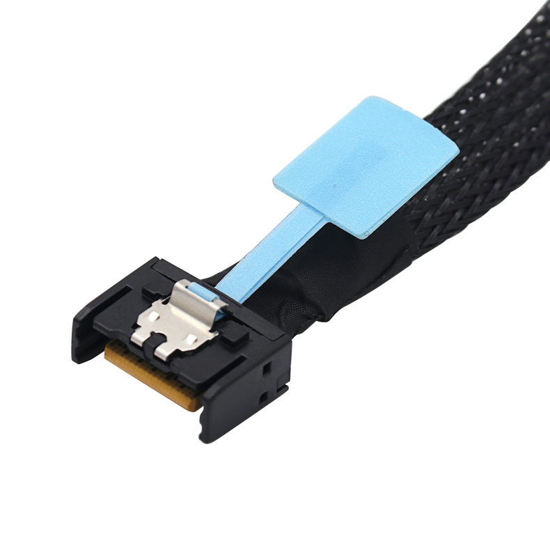 Mini Cool Edge IO MCIO 4X to U.2 SFF-8639 PCIe PCI-Express Cable