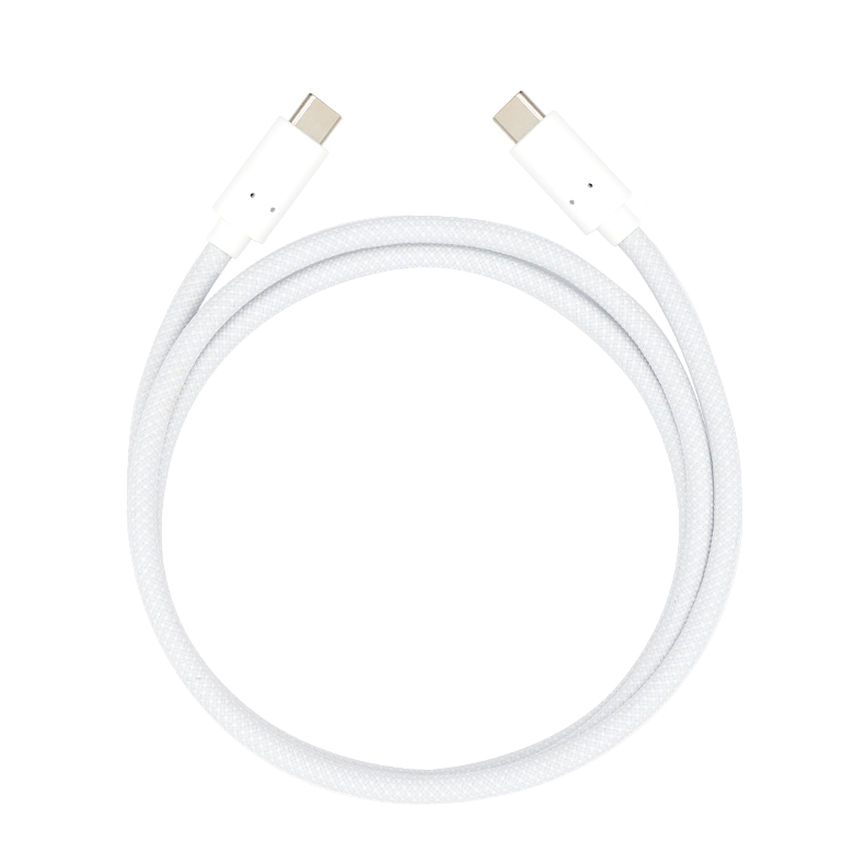 USB 10G 60W 3A C to C With Nylon Braiding Cable