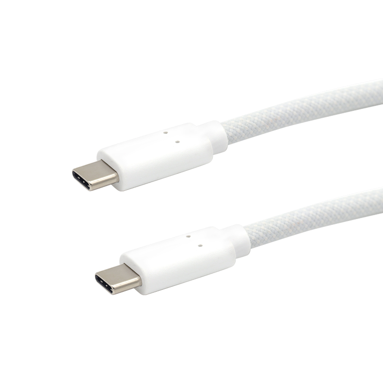 USB 10G 60W 3A C to C With Nylon Braiding Cable