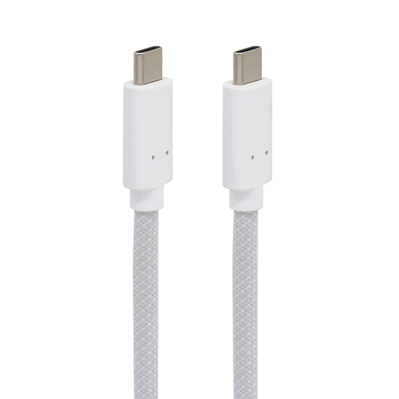 USB 10G 60W 3A C to C With Nylon Braiding Cable