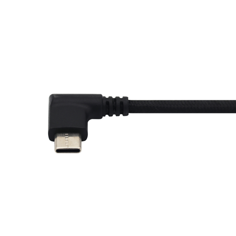 USB Right/Left Angle C to Up/Down Angle C cable