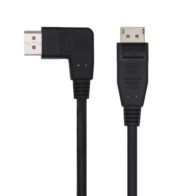 DP to Right Angle HDMI Cable