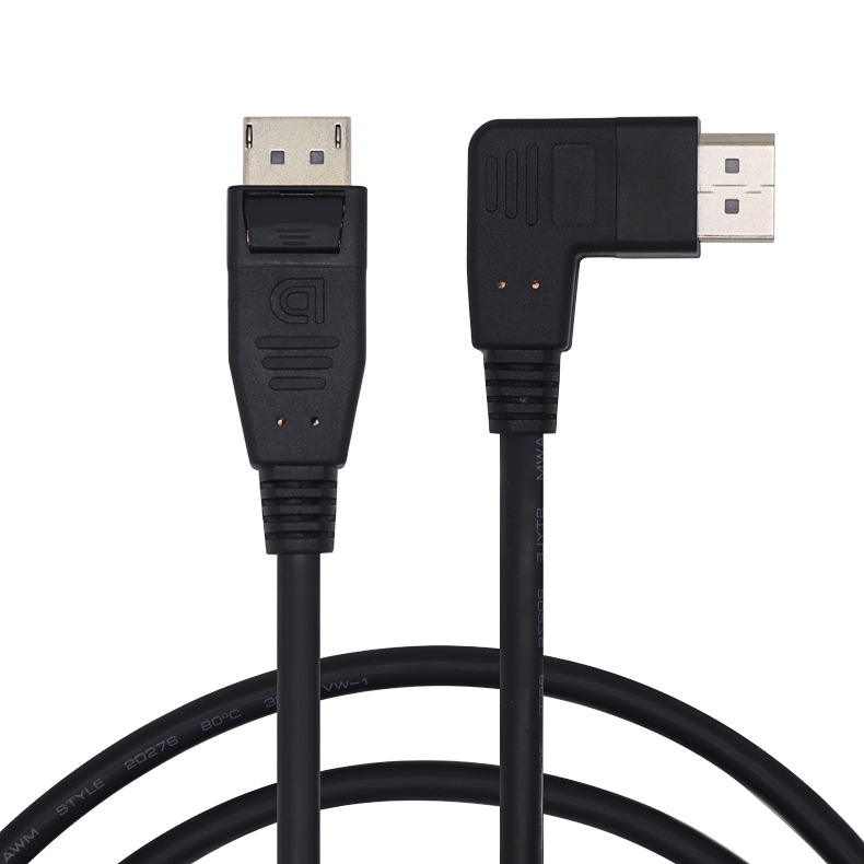 DP to Right Angle HDMI Cable