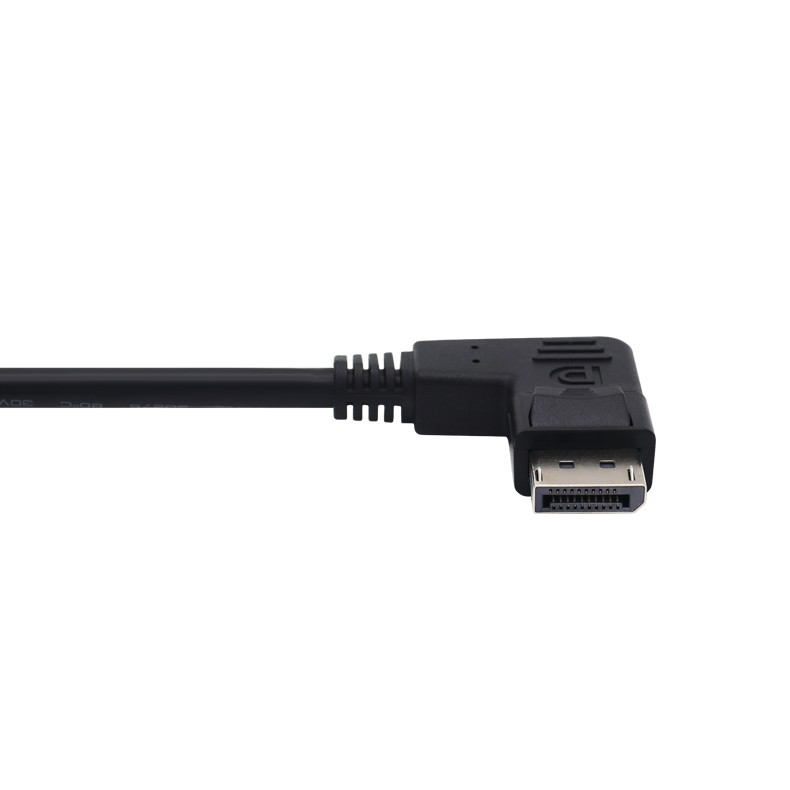DP to Right Angle HDMI Cable