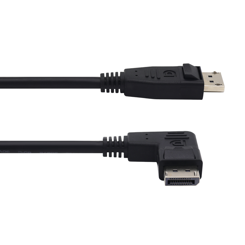 DP to Right Angle HDMI Cable