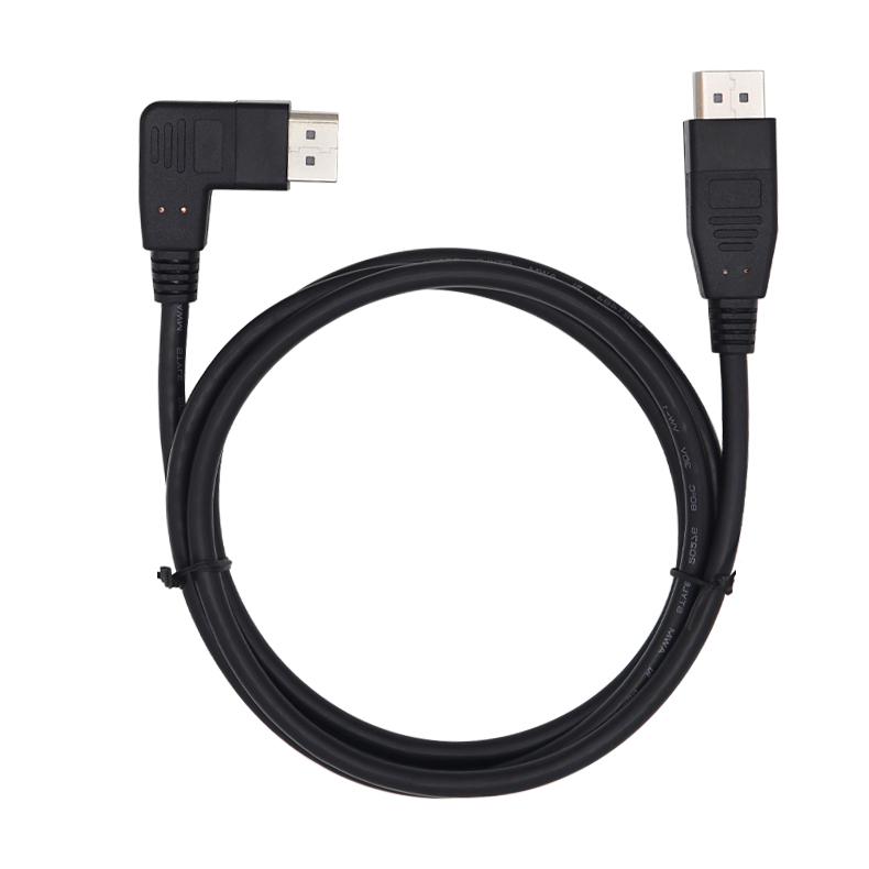 DP to Right Angle HDMI Cable