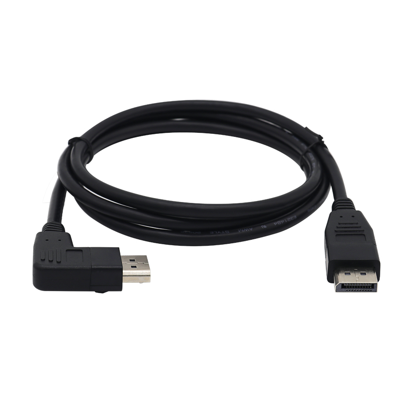 DP to Right Angle HDMI Cable