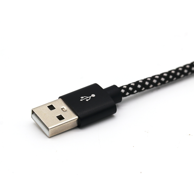 Alu Shell USB2.0 A to C with Nylon Braiding Cable