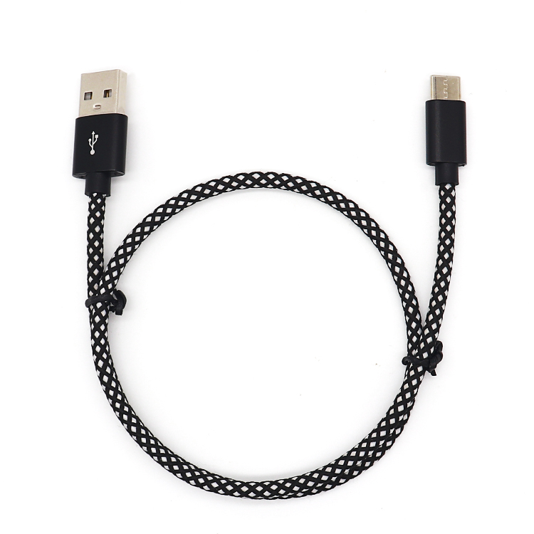 Alu Shell USB2.0 A to C with Nylon Braiding Cable