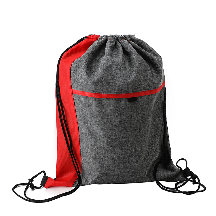 Customize logo promotional reusable eco friendly drawstring bag