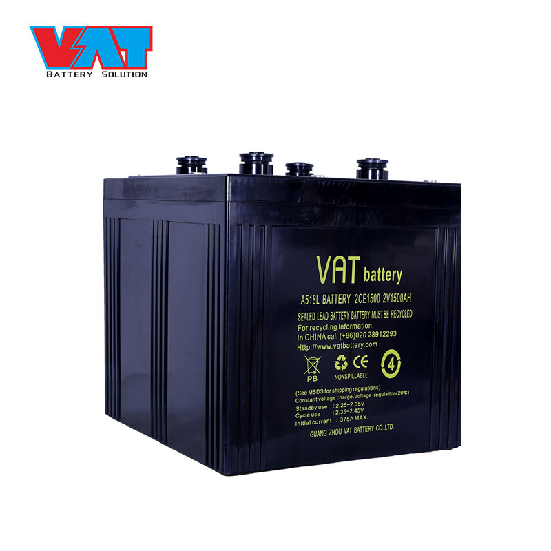 威艾特（VAT）2V1500AH 免维护铅酸蓄电池  储能用蓄电池
