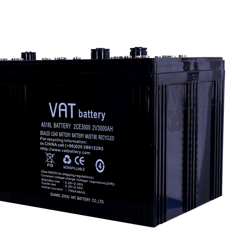 威艾特（VAT）2V3000AH 免维护铅酸蓄电池  储能用蓄电池