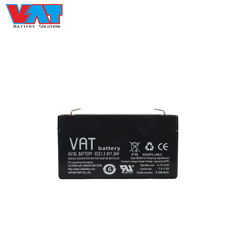 威艾特（VAT）6V1.3AH 免维护铅酸蓄电池  储能用蓄电池 儿童电动车拉杆音响户外应急电源