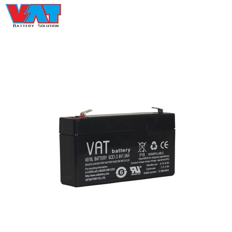 威艾特（VAT）6V1.3AH 免维护铅酸蓄电池  储能用蓄电池 儿童电动车拉杆音响户外应急电源