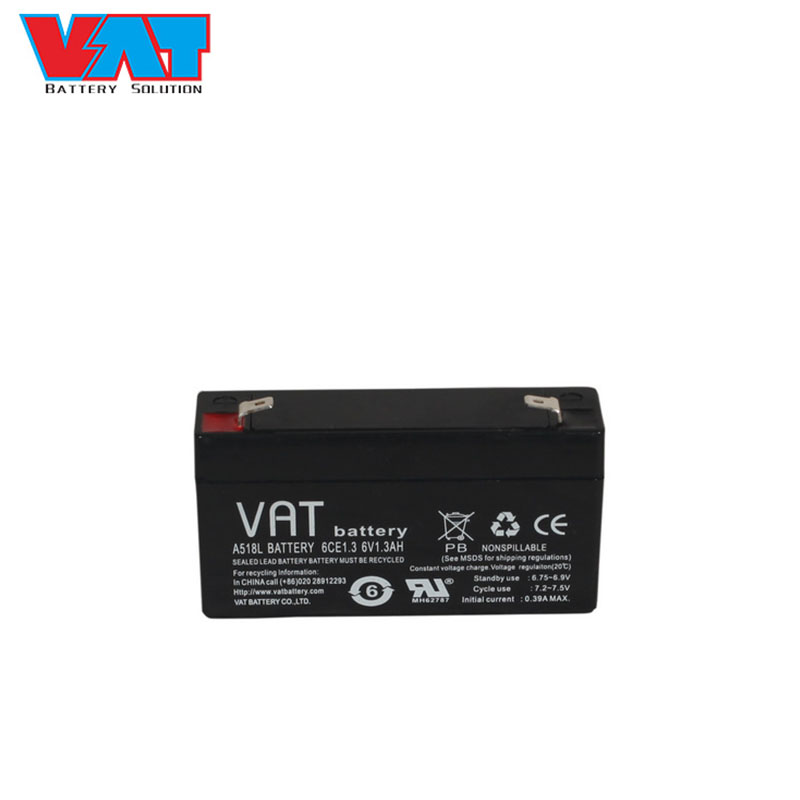 威艾特（VAT）6V1.3AH 免维护铅酸蓄电池  储能用蓄电池 儿童电动车拉杆音响户外应急电源