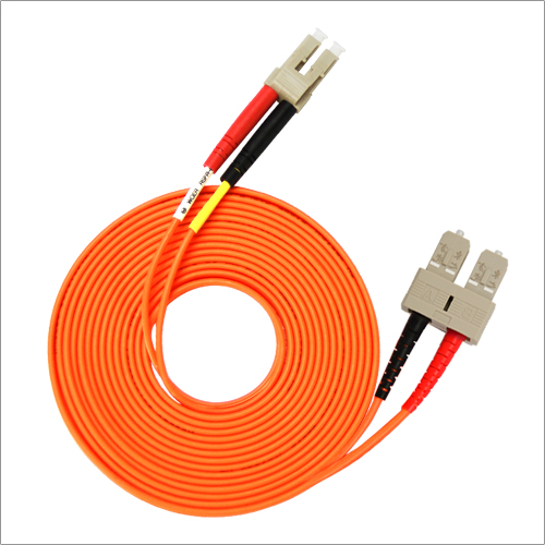 東方之光电信级光纤跳线 LC-SC多模双芯 收发器尾纤 可定制