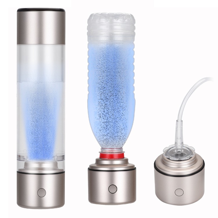 Quantum Intelligent Low Frequency Water Nano Hydrogen Therapeutic cup Multi-function drinking wate bottle portable inhaler OLED screen