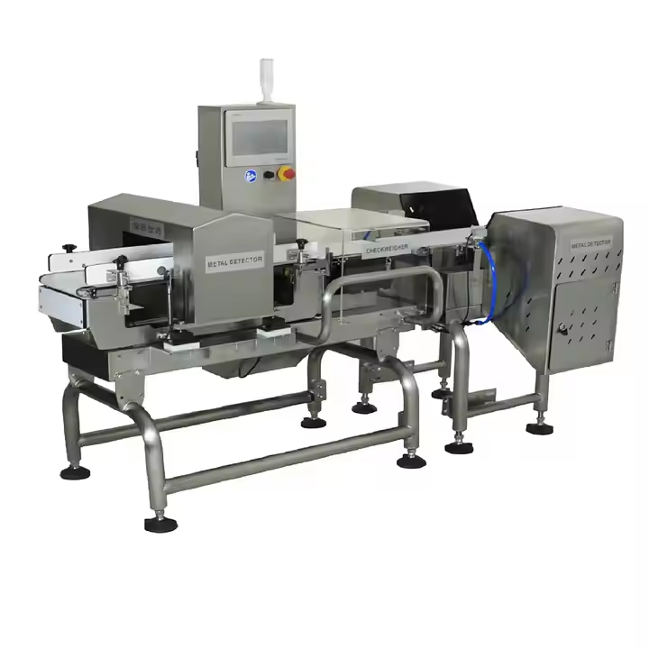 Application and characteristics of integrated metal detector and checkweigher ma...