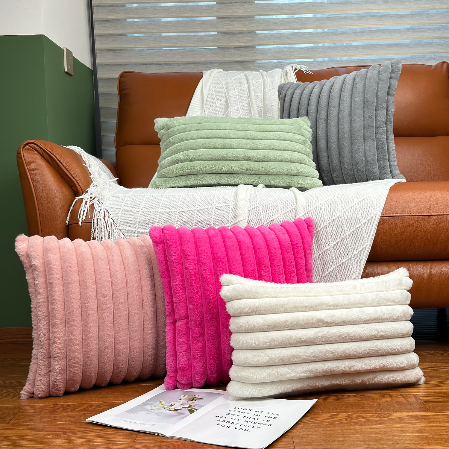 Faux Fur Cushion Cover