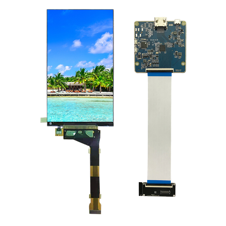 TT550XRN10A 5.5 inch 2K FHD Projector LCD Screen 1440*2560 IPS TFT LCD Display Module MIPI DSI HX8357A for 3D Printer LCD Screen Panel 50Pin