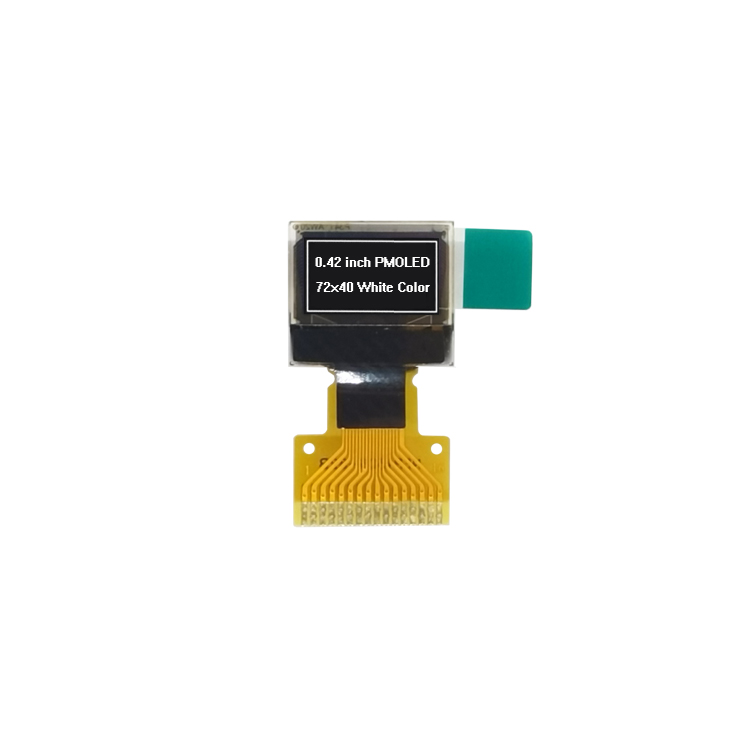 TT042PM10A Super Mini Size 0.42 inch 72*40 Monochrome OLED Display SSD1315 16Pin 4Wire SPI I2C White Color Mono PMOLED Screen Micro Display