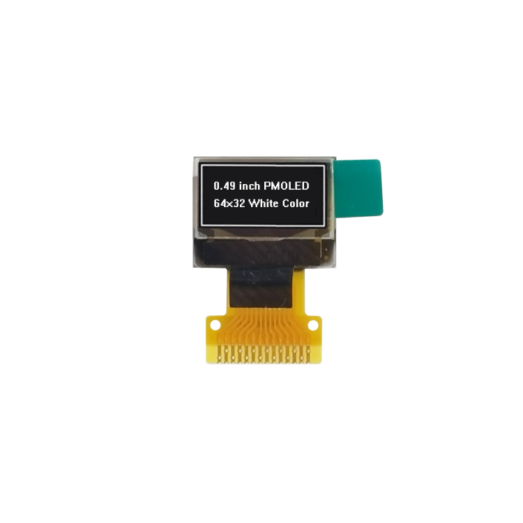 TT049PM10A Small Size 0.49 inch 64*32 Monochrome Micro OLED Display White Color Mono PMOLED LCD Screen Micro Display SSD1315 I2C 14Pin FPC