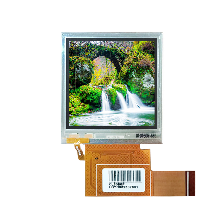 LH220Q32 2.2 inch 320*320 Square Transflective LCD Display Module with Resistive Touch Panel 39 Pin RGB Sunlight Readable TFT LCD Screen