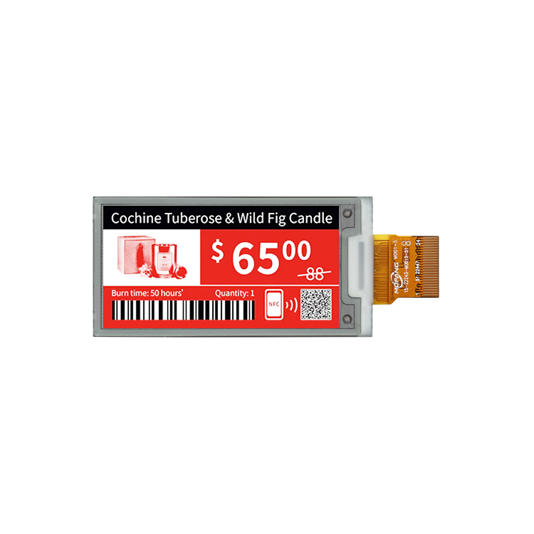 TT213EDP02A 2.13 inch 122*250 3Colors Black White Red Epaper Display Module SPI I2C Interface E-ink Digital Shelf Label Price Tag LCD Screen