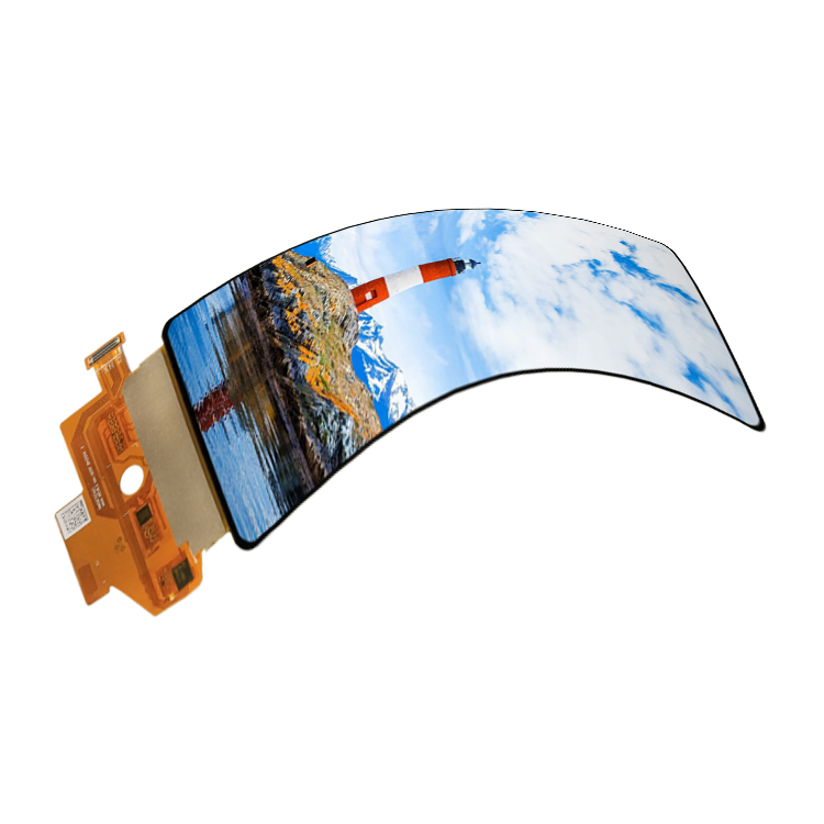 TT667FLC10B 6.67 inch FHD 1080*2400 MIPI DSI Flexible AMOLED Display 6.8inch Curved Bendable OLED Screen LCD Module with Oncell Touch Panel