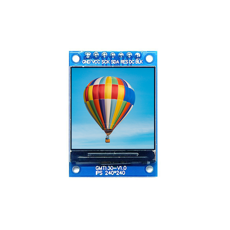 GMT130 Factory Offer 1.3 inch 240*240 Square 4Wire SPI Interface IPS TFT LCD Serial Module Screen Display ST7789 with Adaptor PCB Board