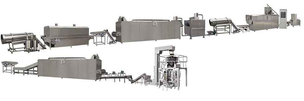 Corn flakes / breakfast cereal production line