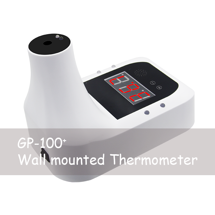 GP100 K3 pro Wall Mounted Infrared Thermometer Handsfree one voicebroadcast