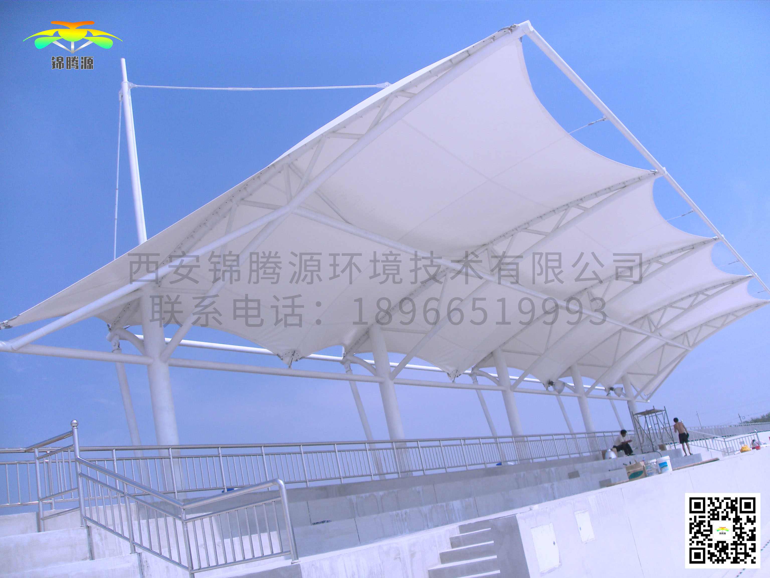 西安校园操场膜结构看台