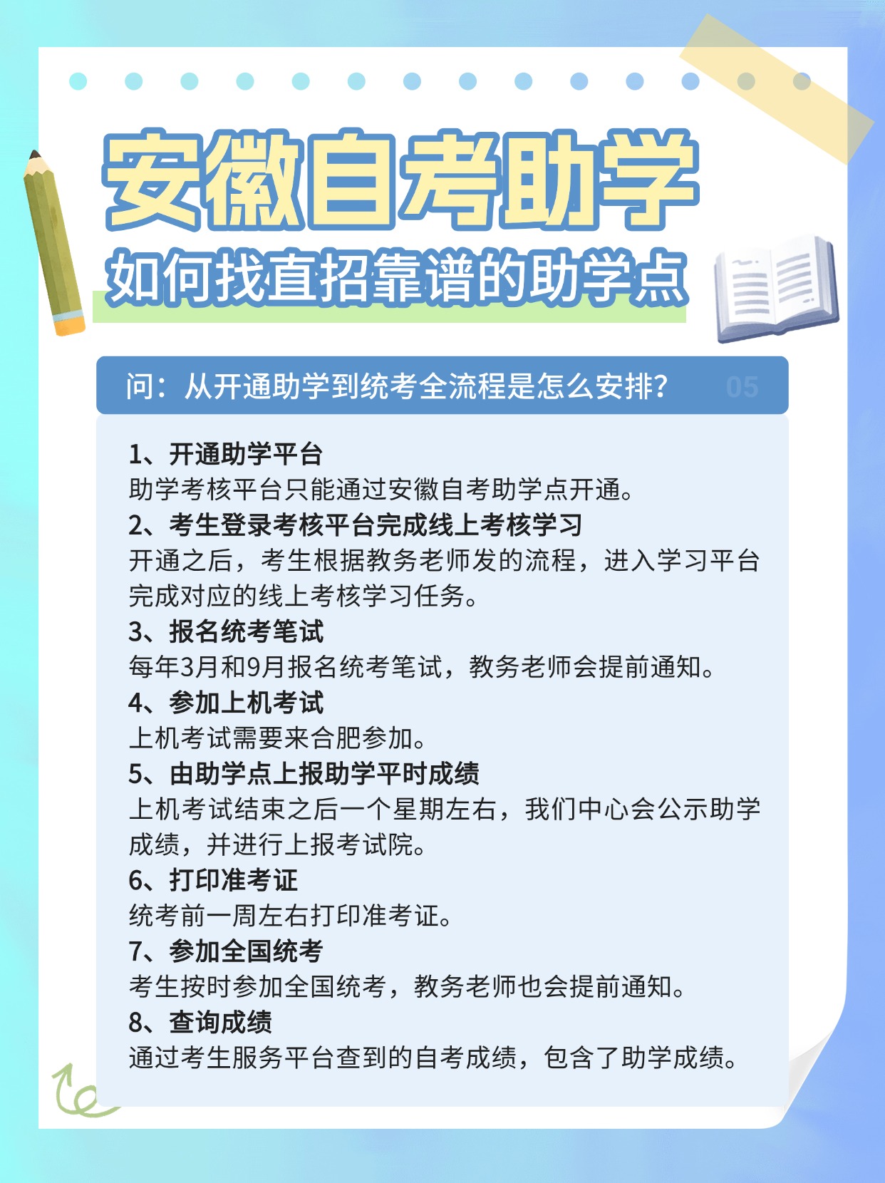 安徽自考助学如何找直招靠谱的助学点