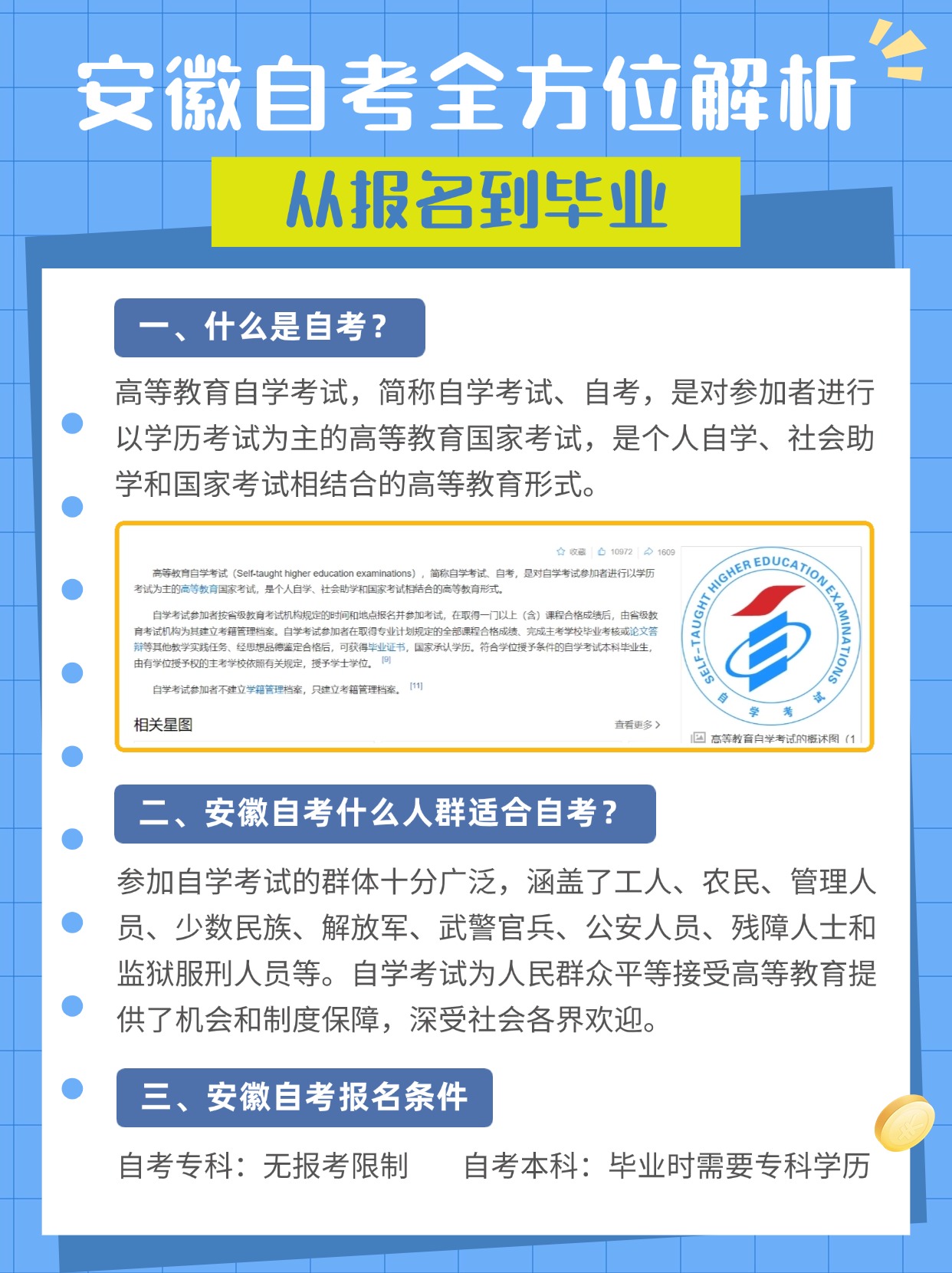 安徽自考全方位解析——从报名到毕业