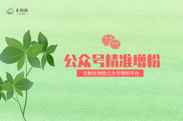 公众号涨粉