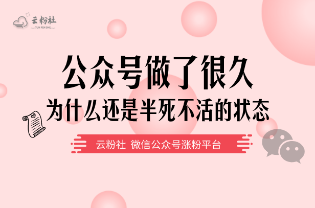 公众号为什么做不好