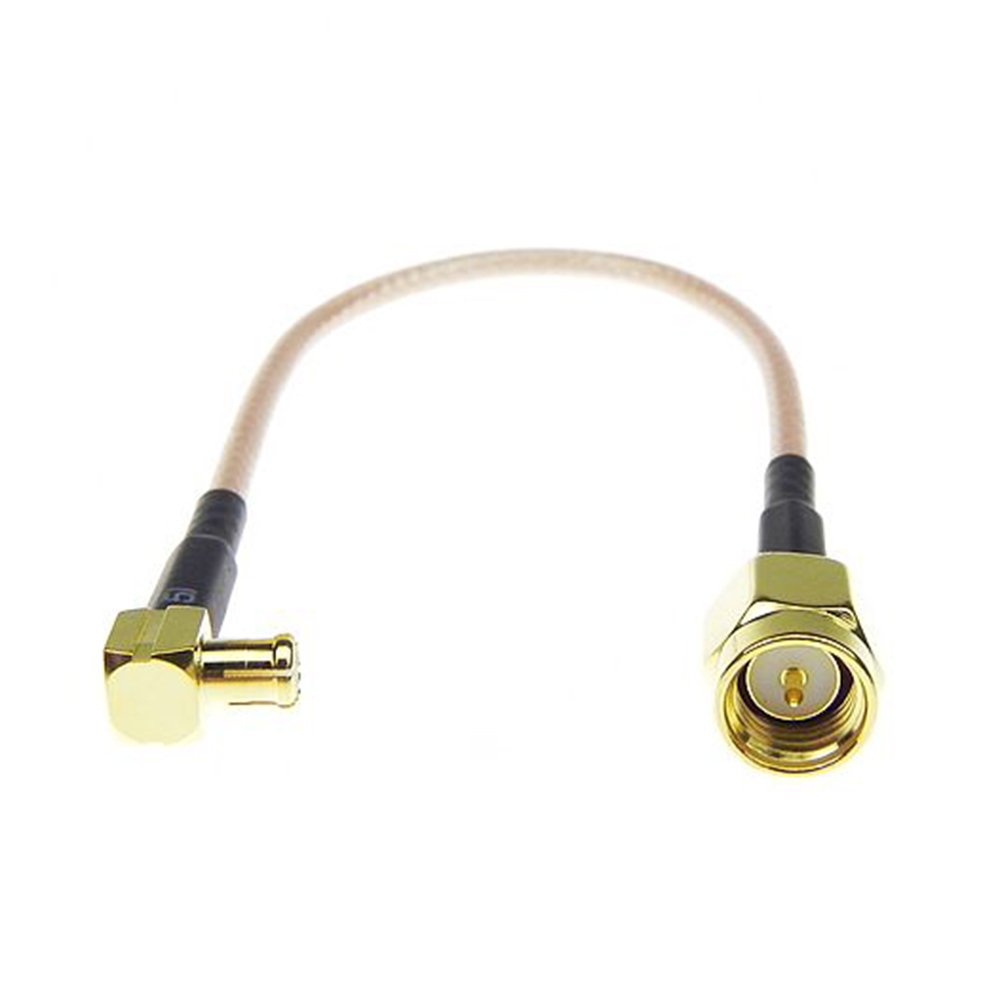 Custom SMAJ to MCXJW male female connector 16cm 3.5 coaxial wire cable assembly