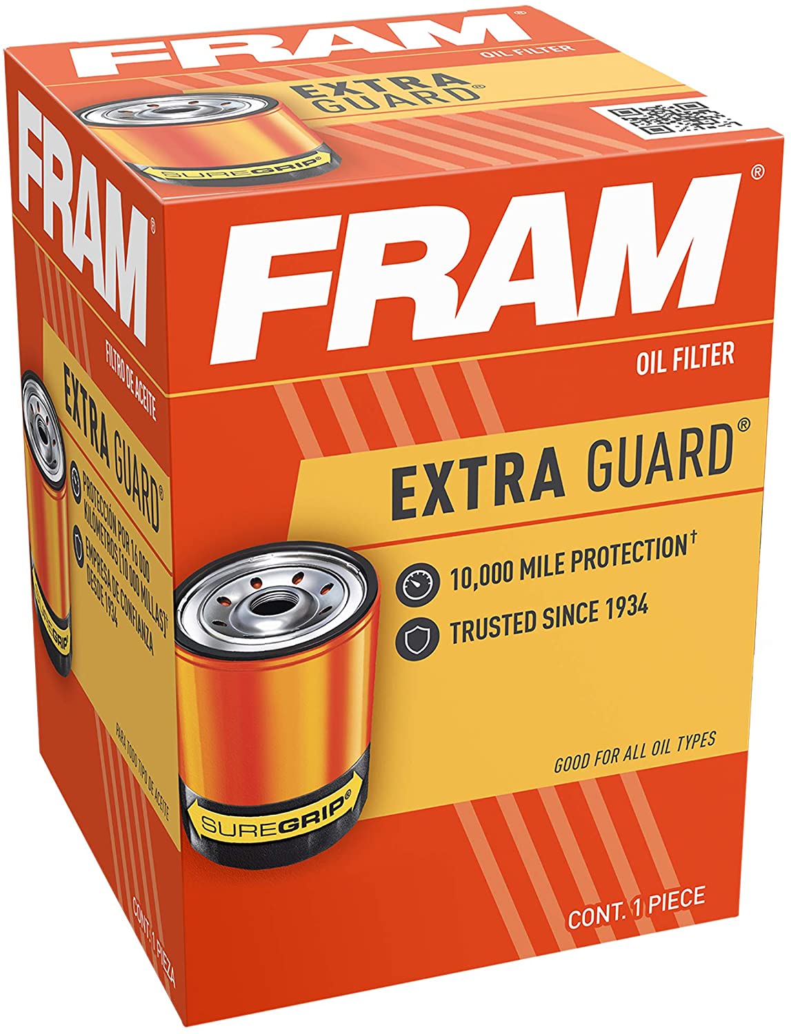 Dallfoll Extra Guard PH3506, 10K Mile Change Interval Spin-On Oil Filter